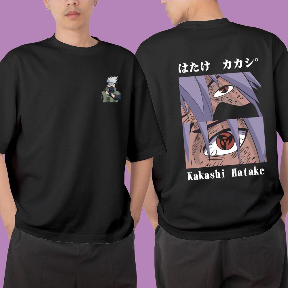 Kakashi Hatake Oversize Tshirt 2 Sided